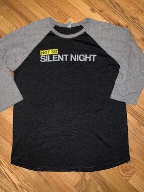 Not So Silent Night Raglan Band Tee